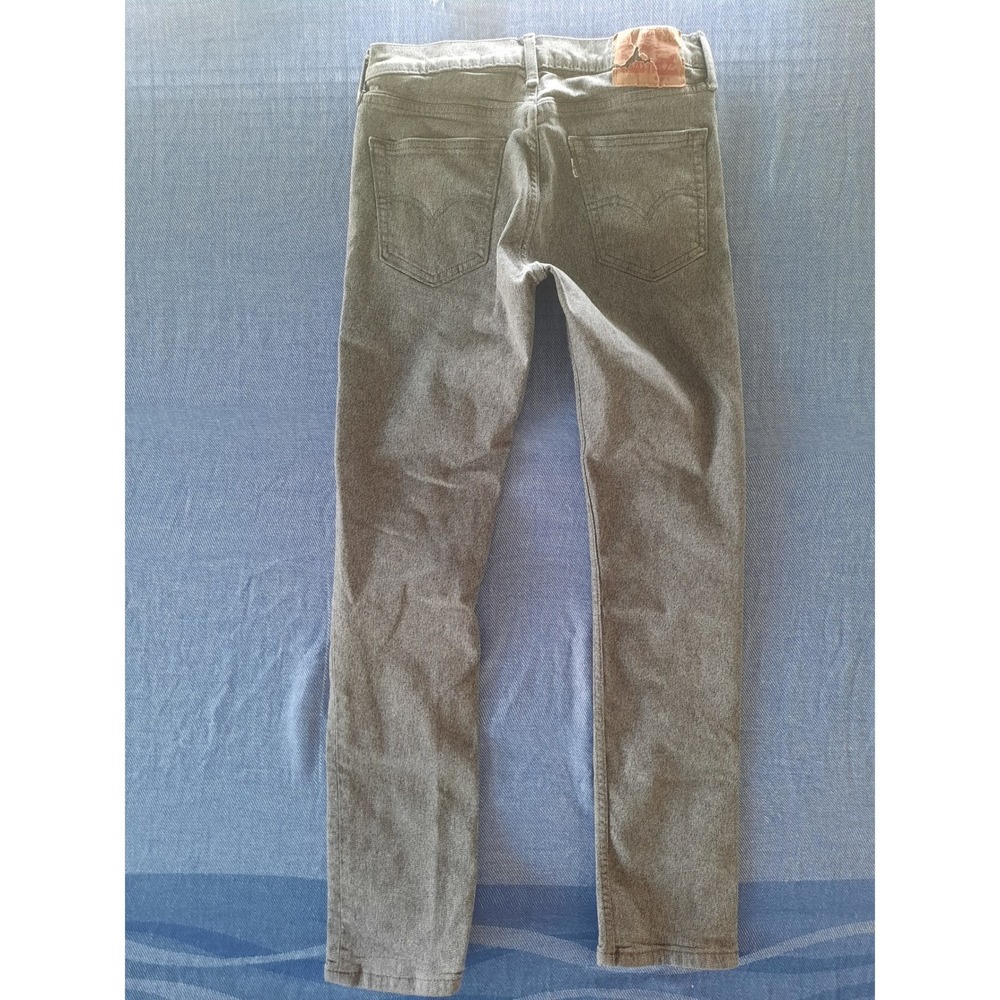 Levis 511 Slim Fit Gray Salt and Pepper Jeans Mens 32x32 04511-2334 white tab